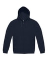 Heren Hoodie Zip ID.334 B&C WG006 Navy
